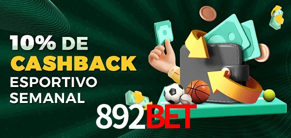 10% de bônus de cashback na 892bet